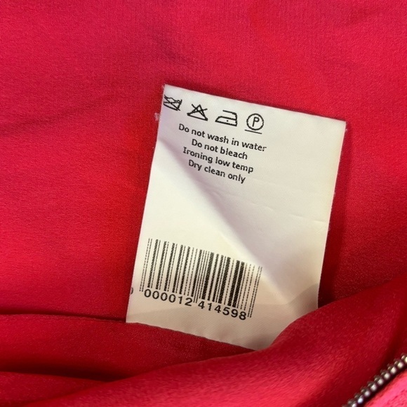 Antonio Berardi Salmon Pink Sheath Cocktail Back Zipper Italian Made Women’s S/M - Picture 14 of 15